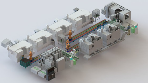 捷豹路虎氣缸套智能制造產線